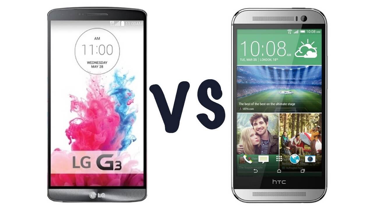 LG G3 vs HTC One (M8)