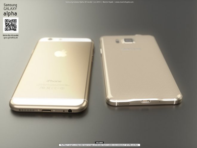 iphone 6 vs galaxy alpha