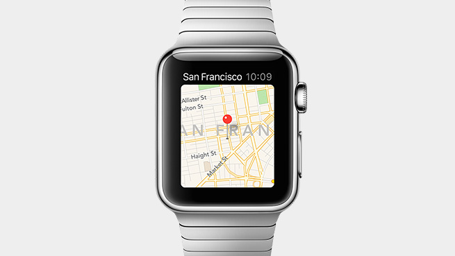 apple watch map