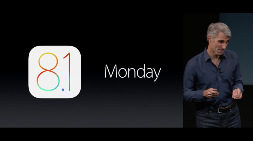 ios8.1-yarin geliyor