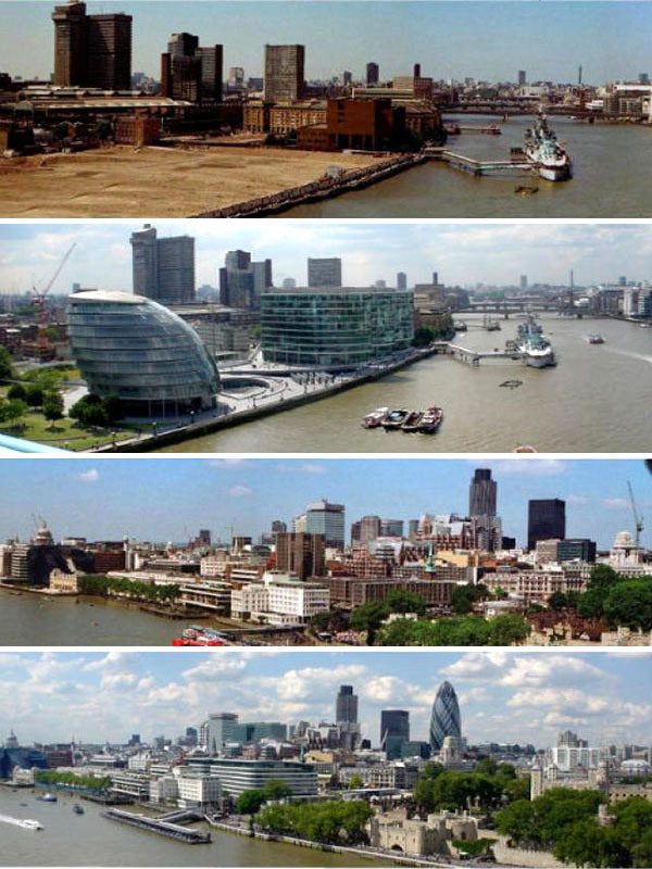 London, England. 1900 ve Bugün