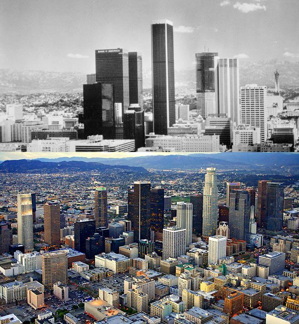 Los Angeles, USA. 1970s ve Bugün