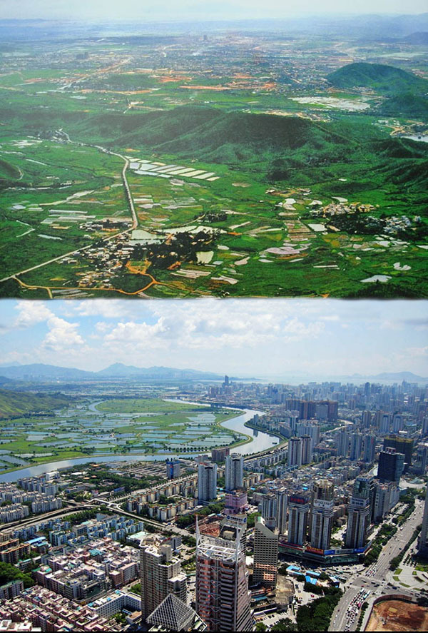 Shenzen, China. 1980 ve Bugün