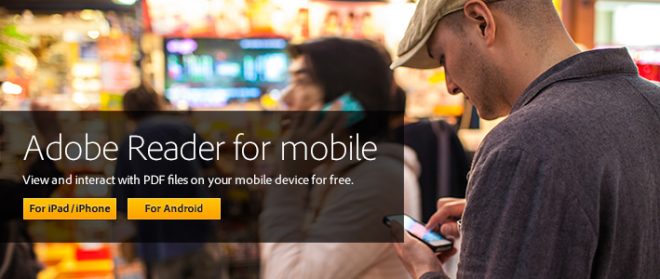 Adobe Reader iOS Uygulaması