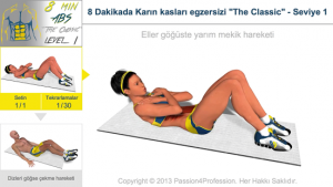 8 Dakikada Karın Kası 1