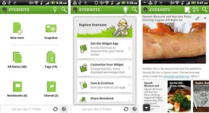 Evernote Android Uygulaması