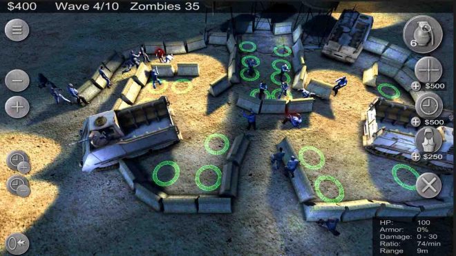 Zombie Defense Android Oyunu