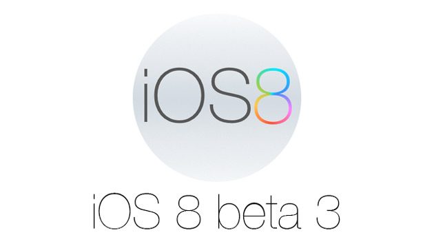 iOS 8 Beta 3