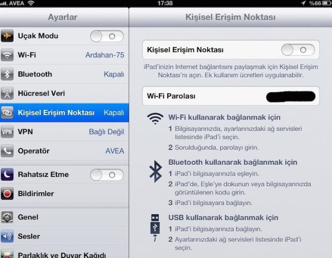 iphone ayarlar