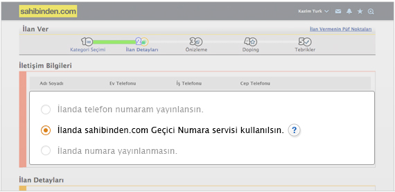 sahibinden-gecici-numara