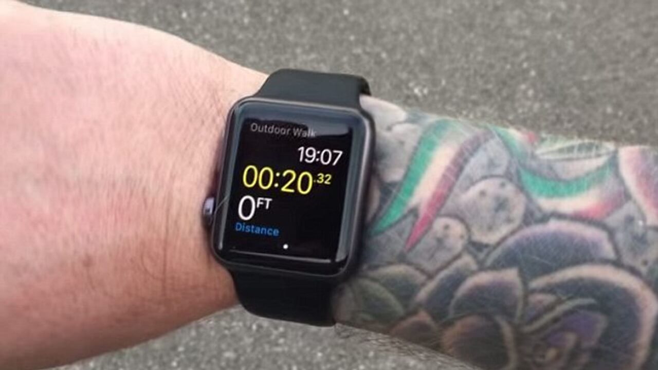 Apple Watch tattoo