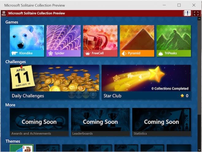 Windows 10 Solitaire Collection