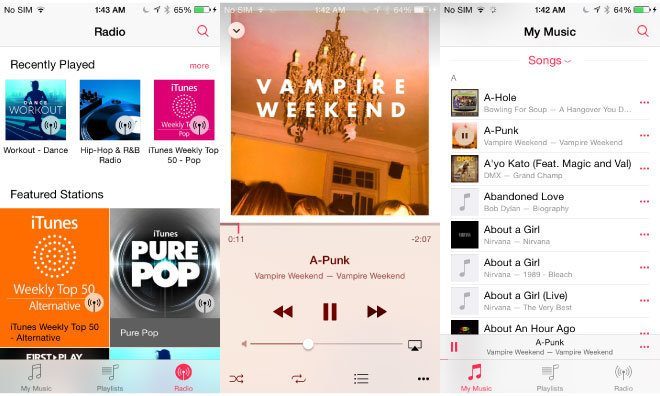 iOS 8.4 güncellemesi ile müzik alanında yenilikler gelecek.