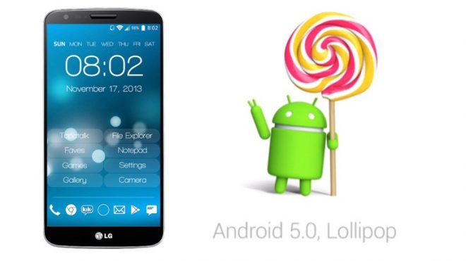 LG G2 Android 5.0 Lollipop Güncellemesi