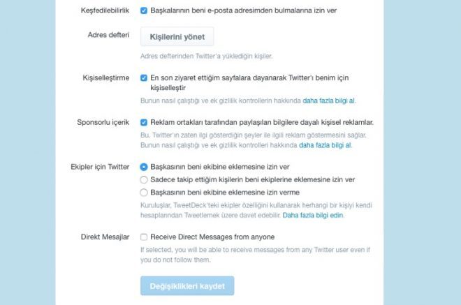 Twitter'dan DM güncellemesi