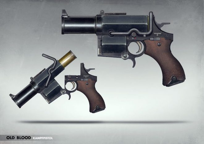 Wolfenstein The Old Blood-silah