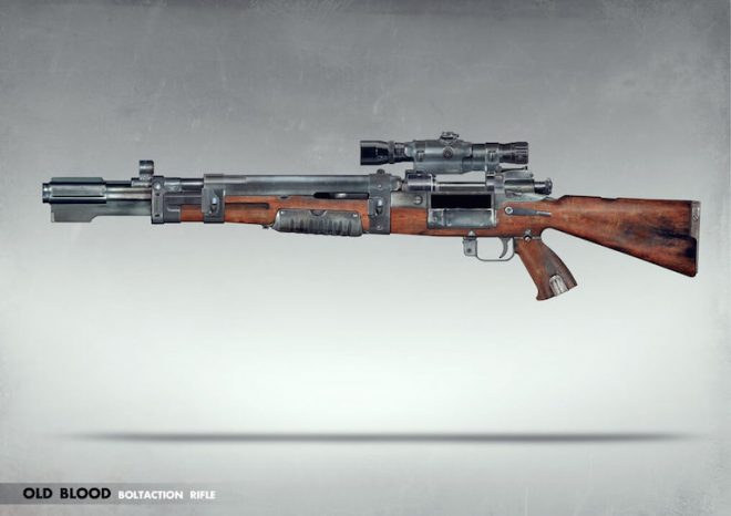 Wolfenstein The Old Blood-silah