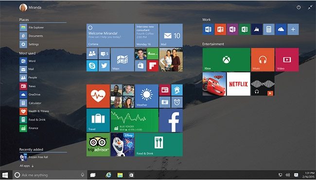 Yeni Nesil Windows 10 Görselleri