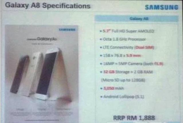 Samsung Galaxy A8