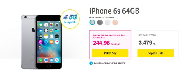 iPhone 6S Fiyatı