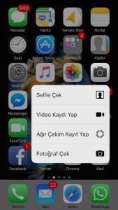 3D Touch-Kamera