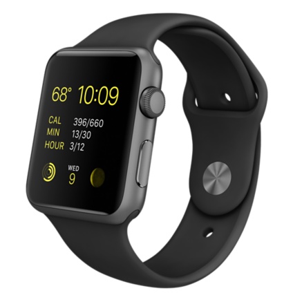 Apple Watch Sport 42mm mat siyah