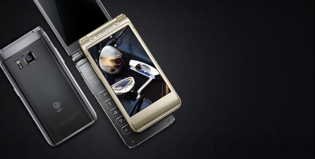 Samsung kapaklı telefonu