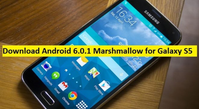 Android 6.0.1 Marshmallow Galaxy S5