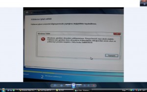 Windows 10' da 0x80070570 hatası