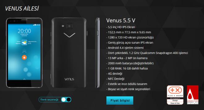 vestel venüs 5.5V