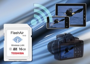 FlashAir Wi-Fi SD ile