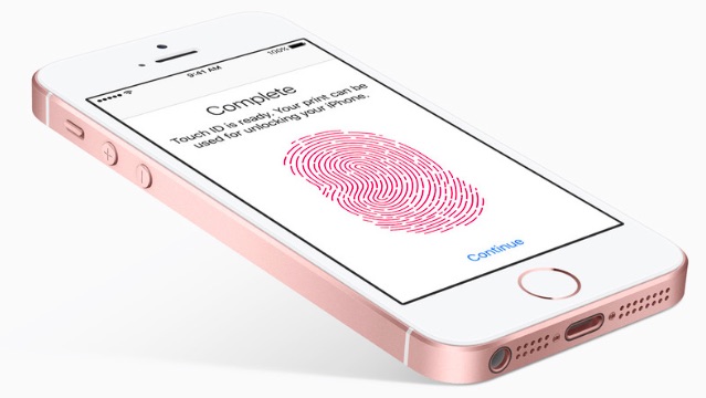 iPhone SE touch id