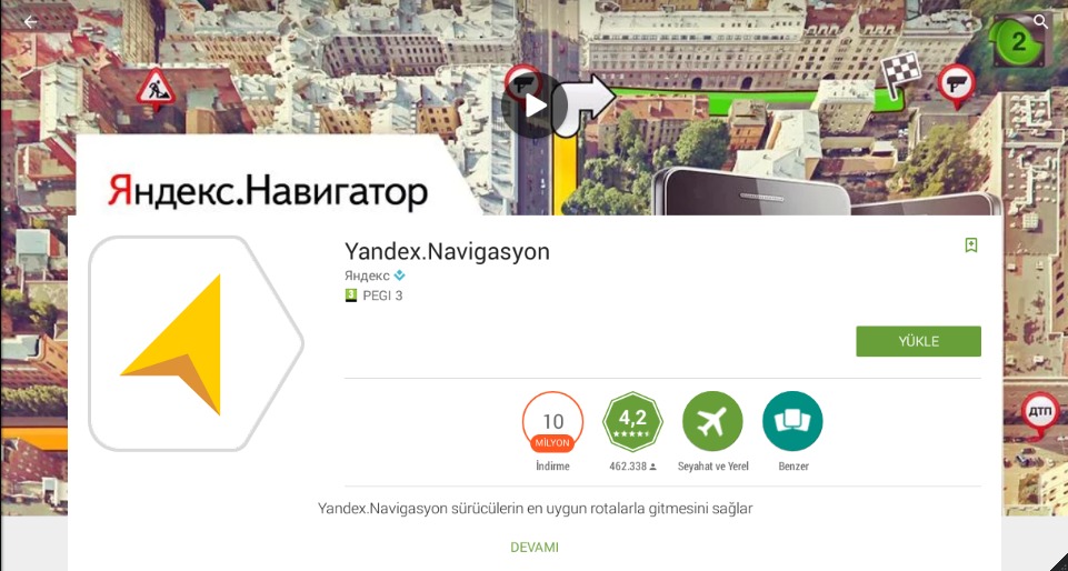 Yandex Navigasyon