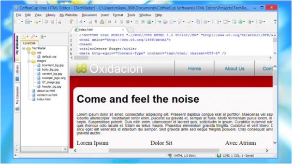 CoffeeCup Free HTML Editor