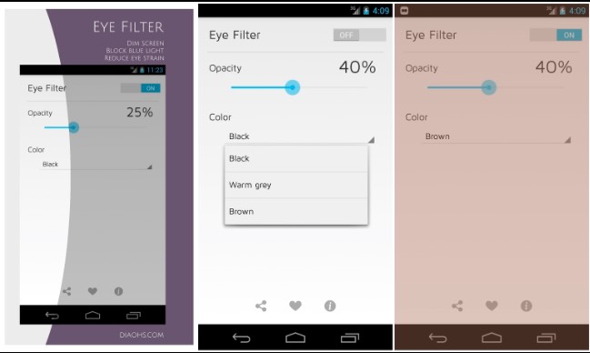 Eye Filter (Blue light filter)