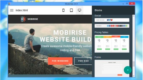 Mobirise Website Builder