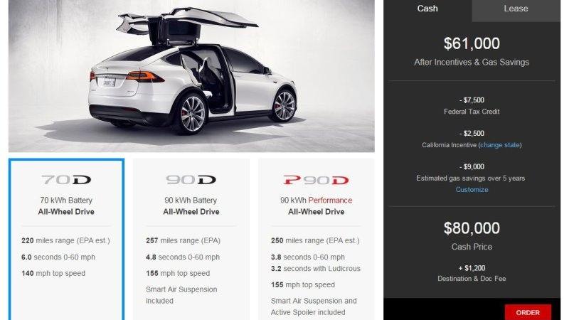 Tesla X Satışa Çıkıyor!