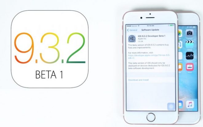 iOS-9.3.2-Beta-güncellemesi