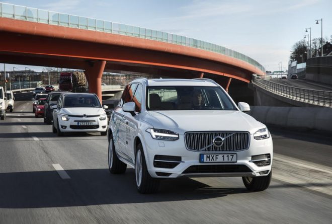 volvo test sürüşünde