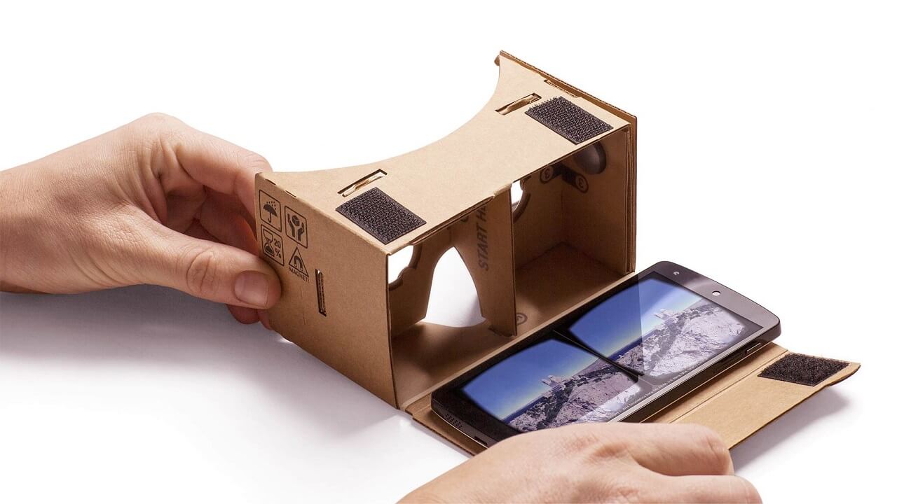 Cardboard vr