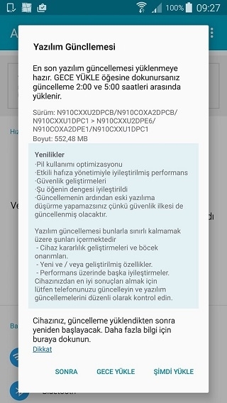 Galaxy Note 4 için Yeni Güncelleme Geldi!