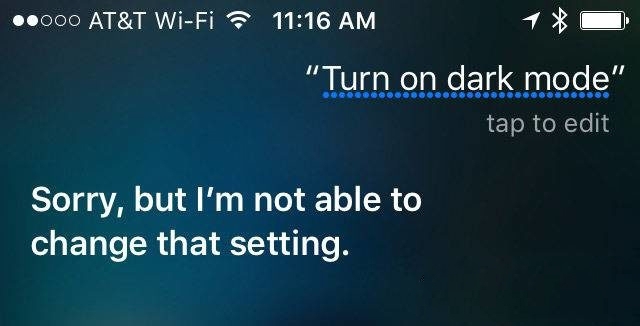 iOS için Siyah Tema Siri Tarafından Onaylandı! 3