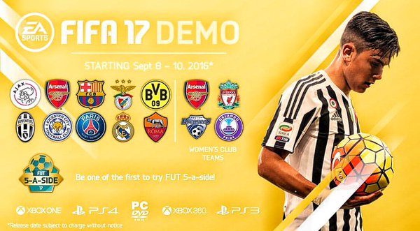 FIFA 17 Demo Bilgileri Paylaşıldı!