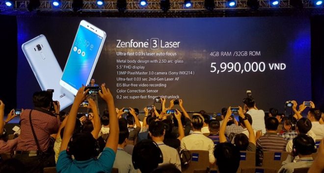 zenfone 3 laser press event