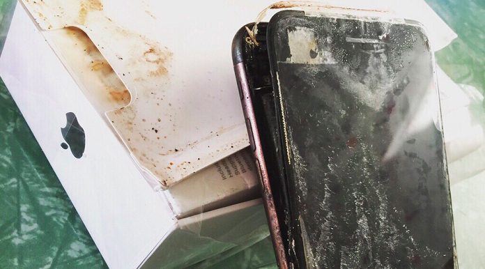 iPhone 7 kutusundan patlamış