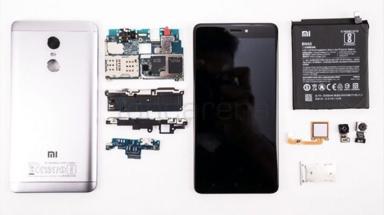 Xiaomi Redmi Note 4 Parçalarına Ayrıldı!