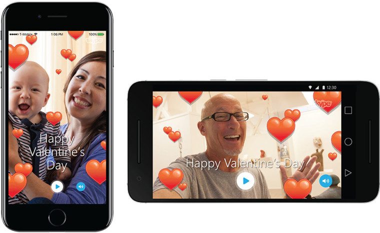 Skype Sevgililer Günü Video