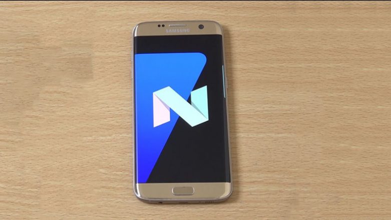 Galaxy S7 Edge Android Nougat