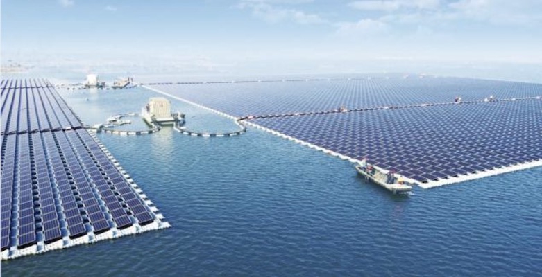 Dünyanın En Büyük Yüzen Güneş Enerjisi Alanı