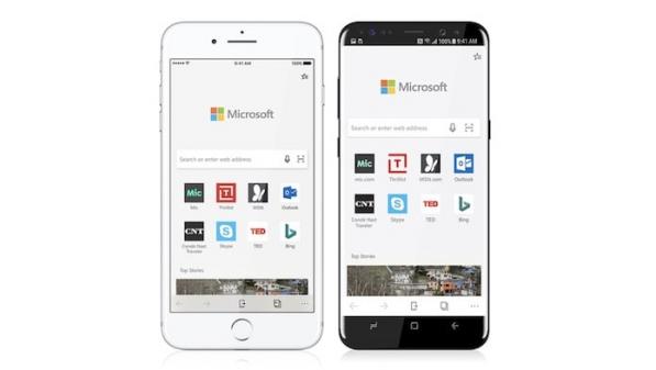 Microsoft Edge Android ve iOS